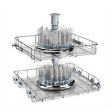 Rack two KP200DS model levels with 100 nozzles for each level with the drying system compatible for glassware washer Smeg model GW4060SC Copy